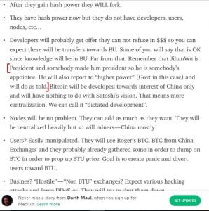 Chinese Government Wants to Control Bitcoin Through a Hard Fork?