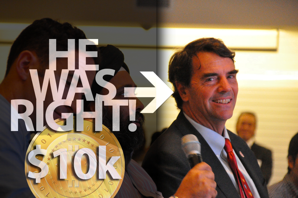 How Tim Draper was Right about $10,000 Bitcoin back in 2014
