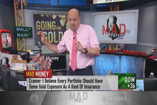 Cramer Says Buy Gold Cause Fed Is Stuck