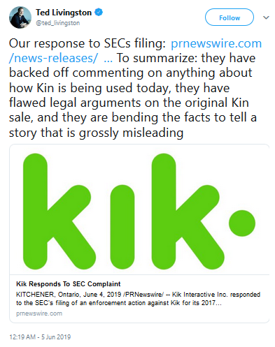 PLAYTIME IS OVER! The SEC is Suing Kik $100 Million for its 2017 ICO and KIN Token!