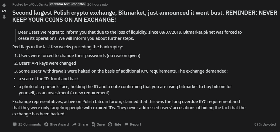 Polish Cryptocurrency Exchange BitMarket SHUT DOWN! Another Crypto Exchange GONE, But Who’s Counting?!