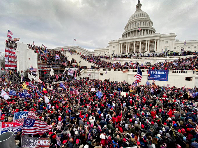 Save America March Surrounds Capitol Hill Jan. 6, 2021