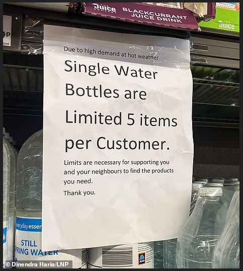 Bottled Drinking Water Rationing in UK Europe
