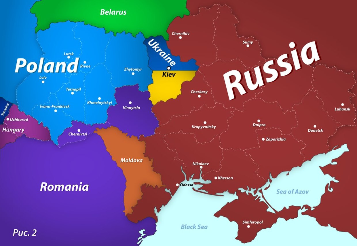 Future Map of Ukraine via Medvedev