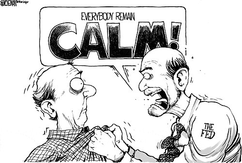 FED's Bernanke Says Remain Calm
