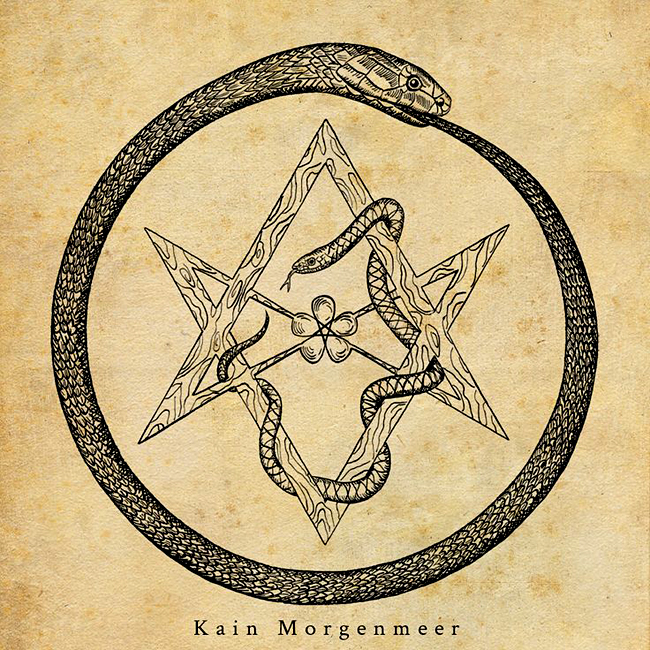 Ouroboros and Unicursal Hexagram by Kain Morgenmeer edit
