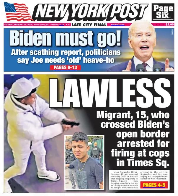 NYP Lawless Cover Feb. 10, 2024